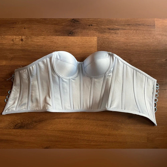 NWOT Blue Corset - Picture 3 of 9